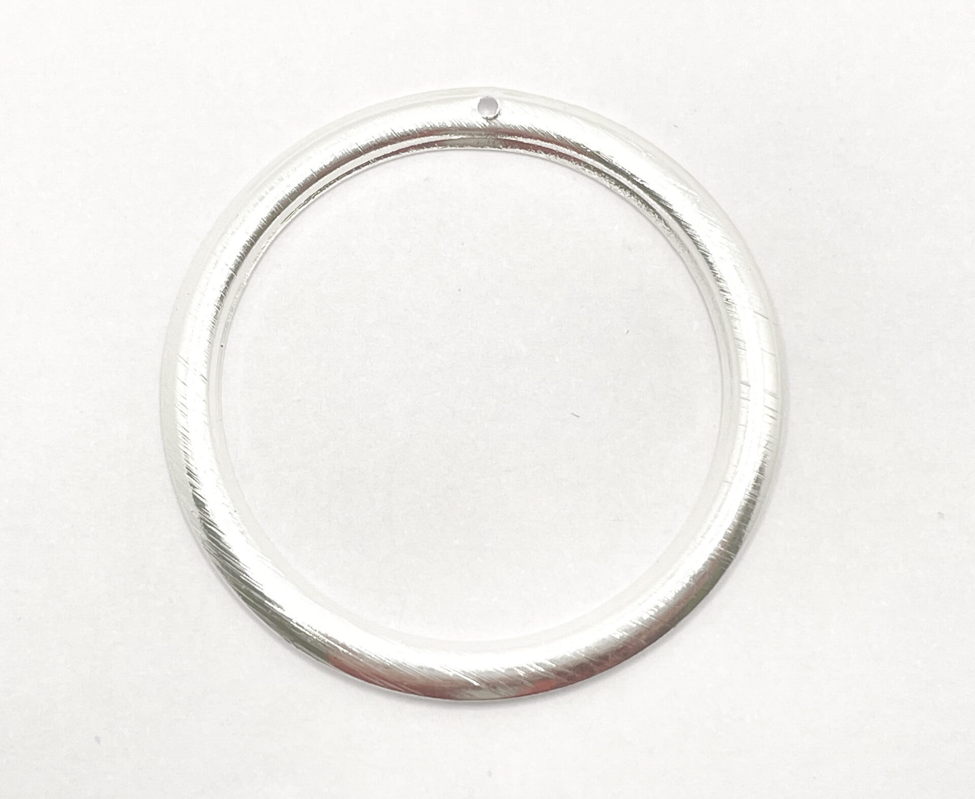 Chapa Plateada Circular 50mm