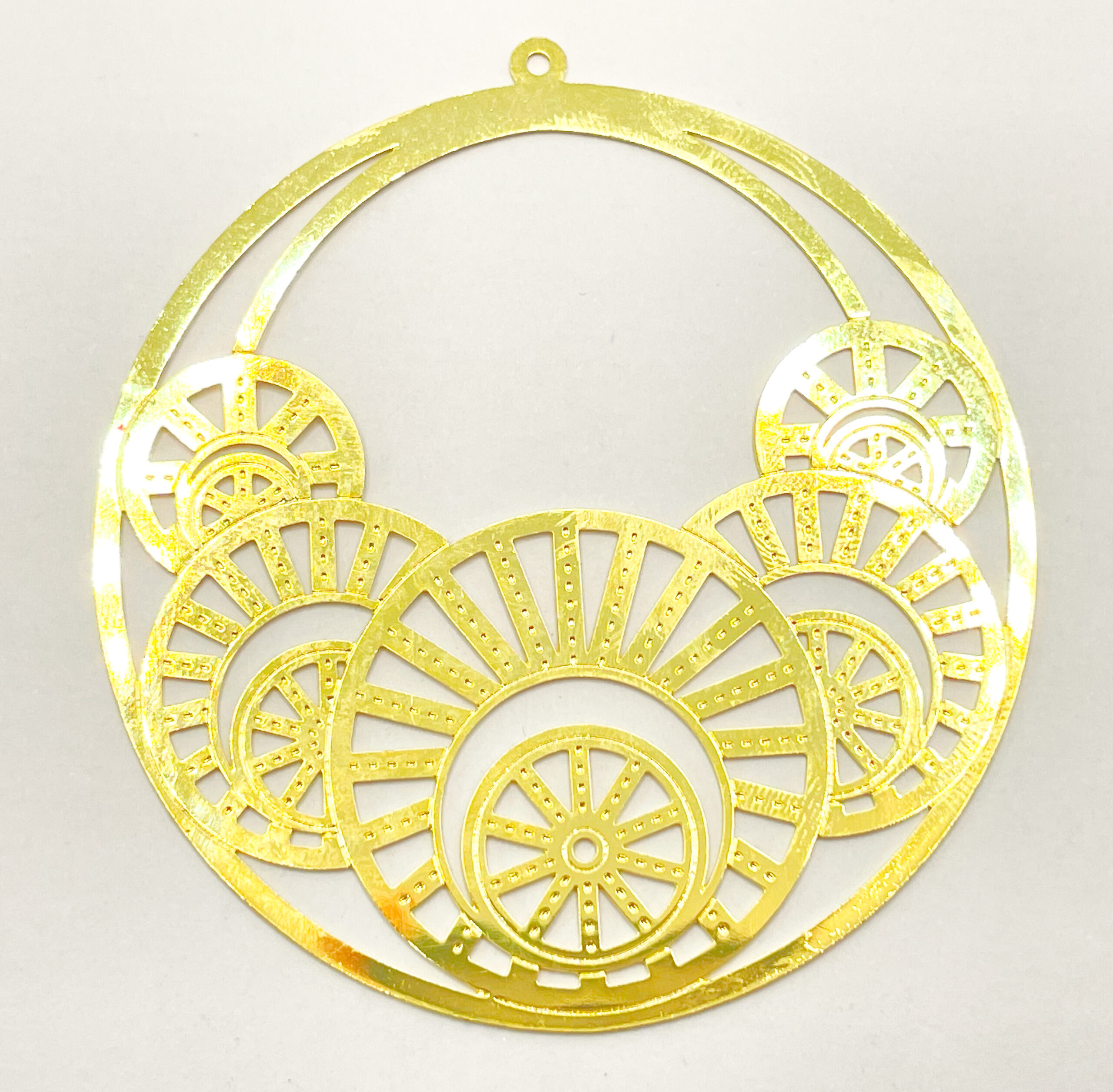 Chapa Dorada Circular 55mm