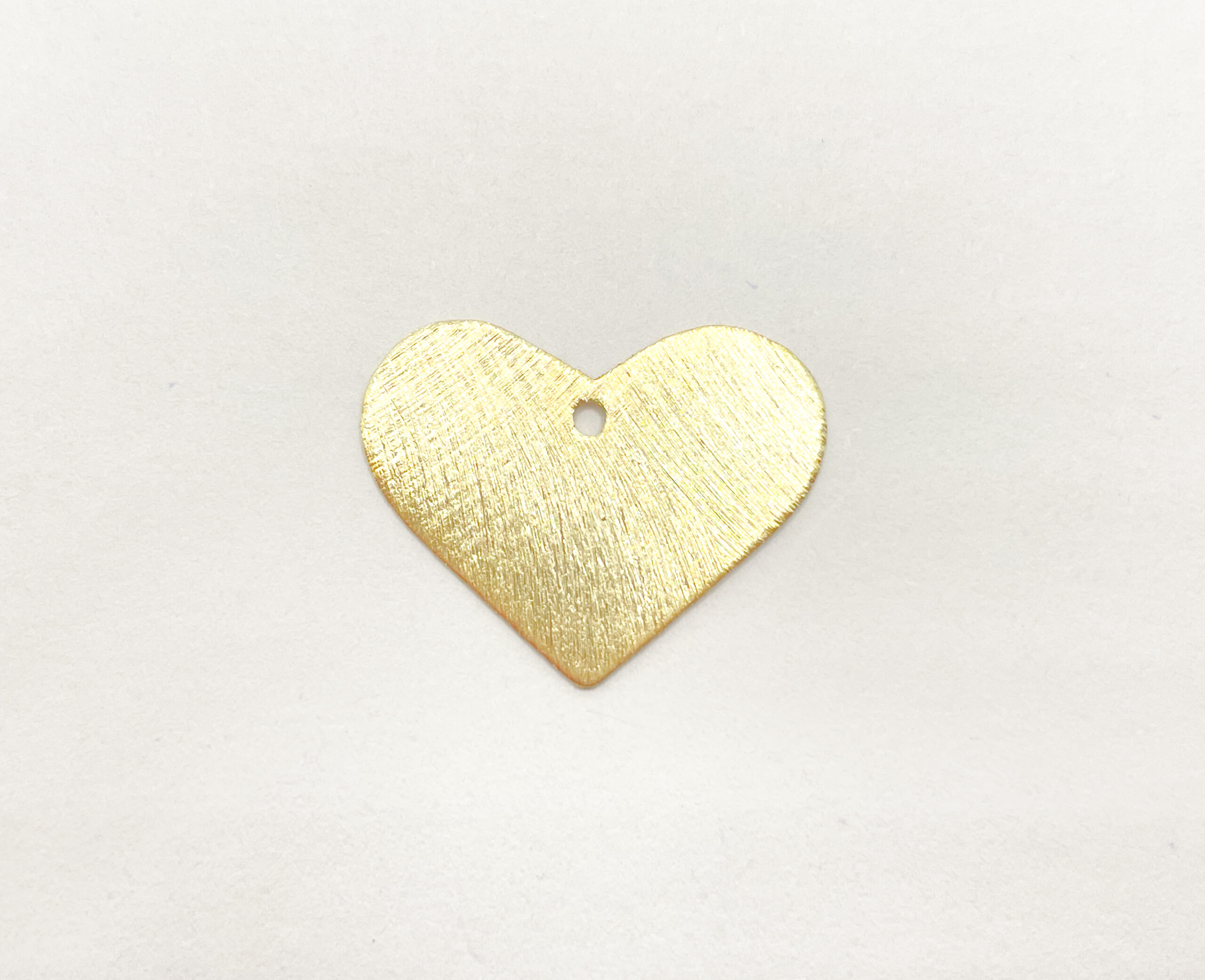 Chapa Dorada Corazón 23mm