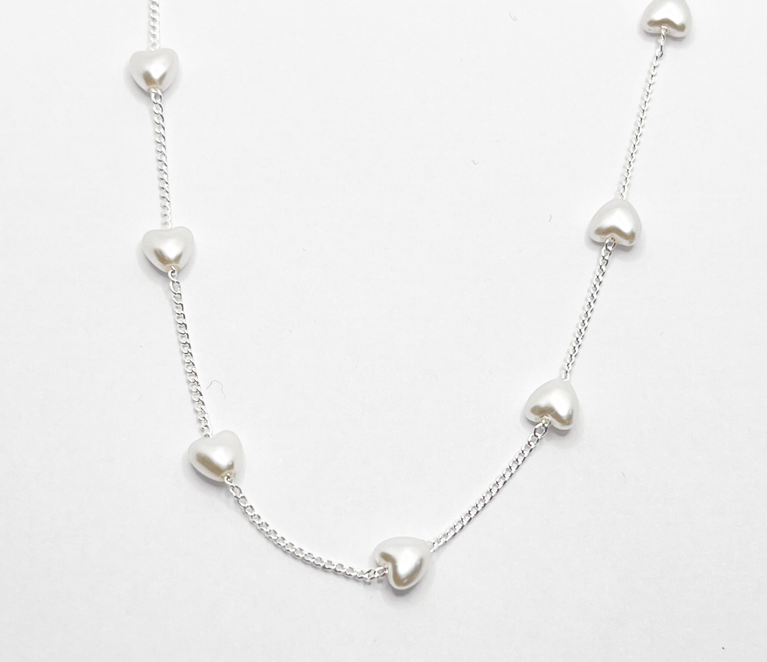 Cadena Plateada corazón