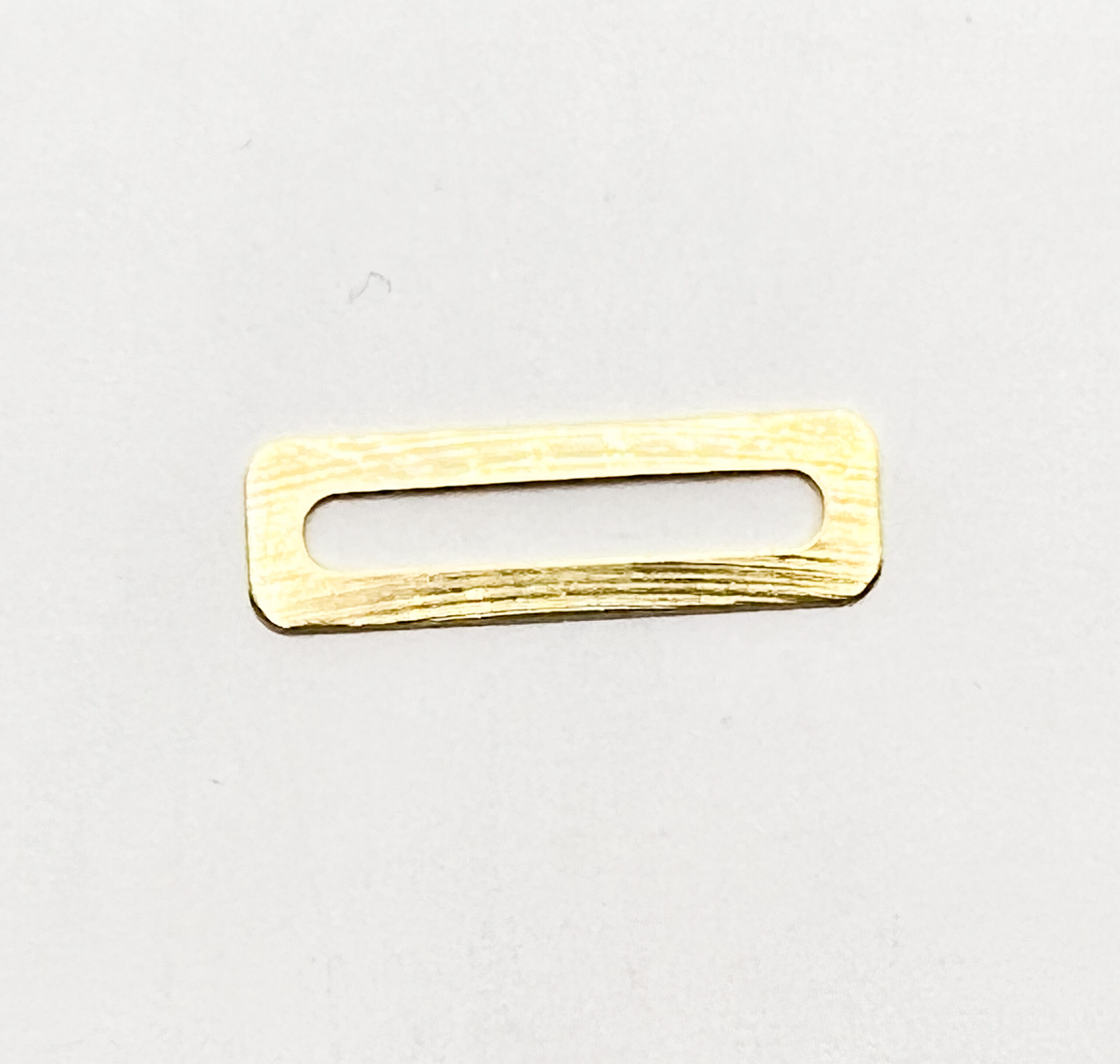 Chapa Dorada Rectangular 27mm