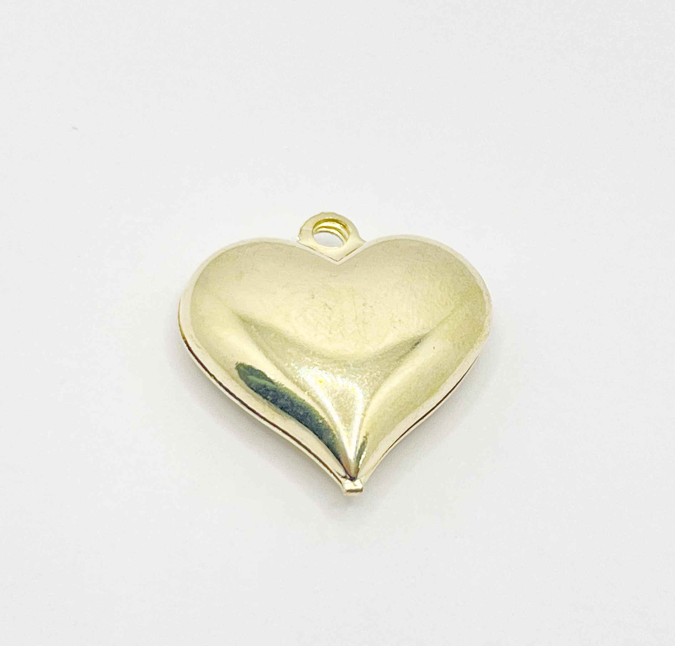 Corazón Dorado Inflado 22mm