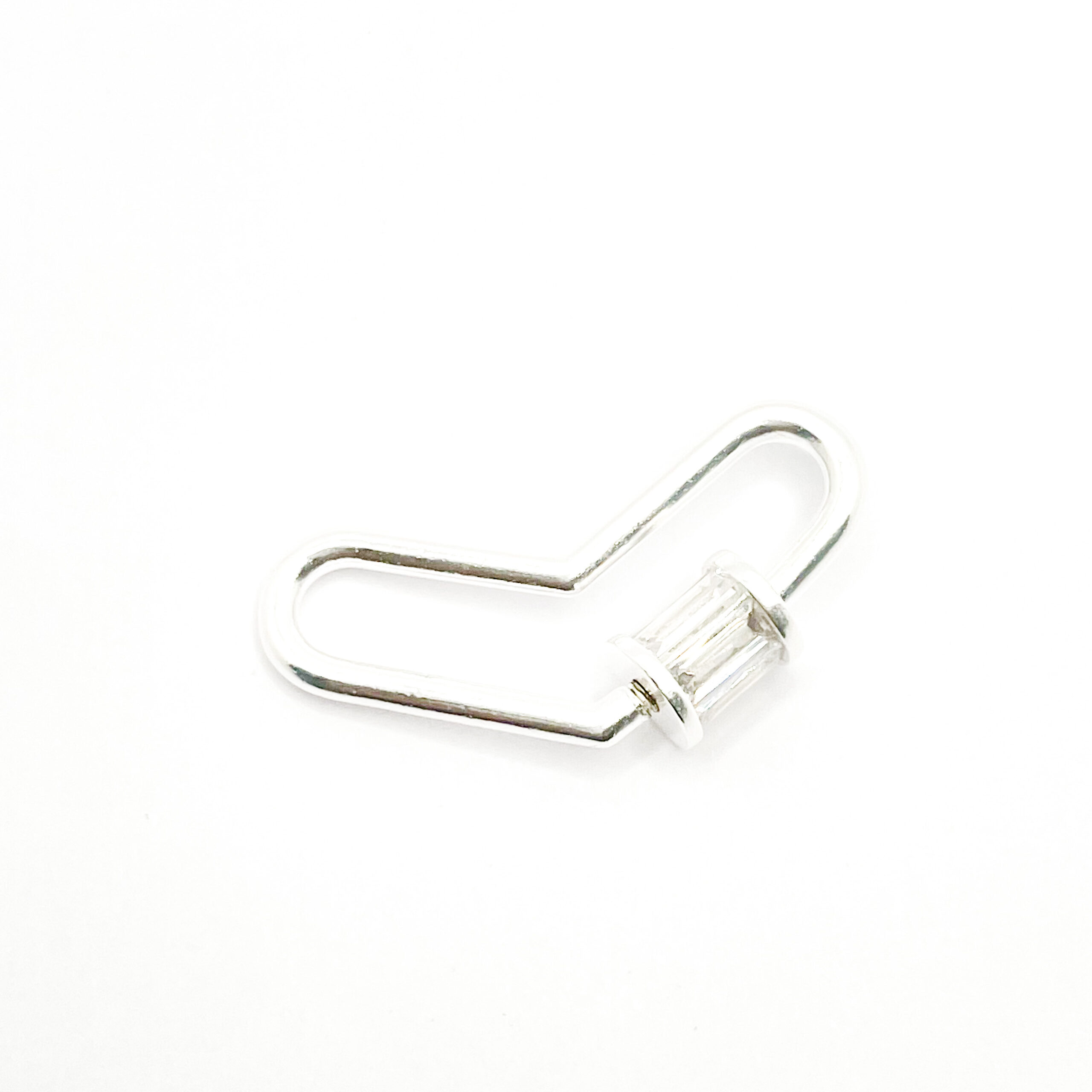 Broche Plateado Circones (1uni)