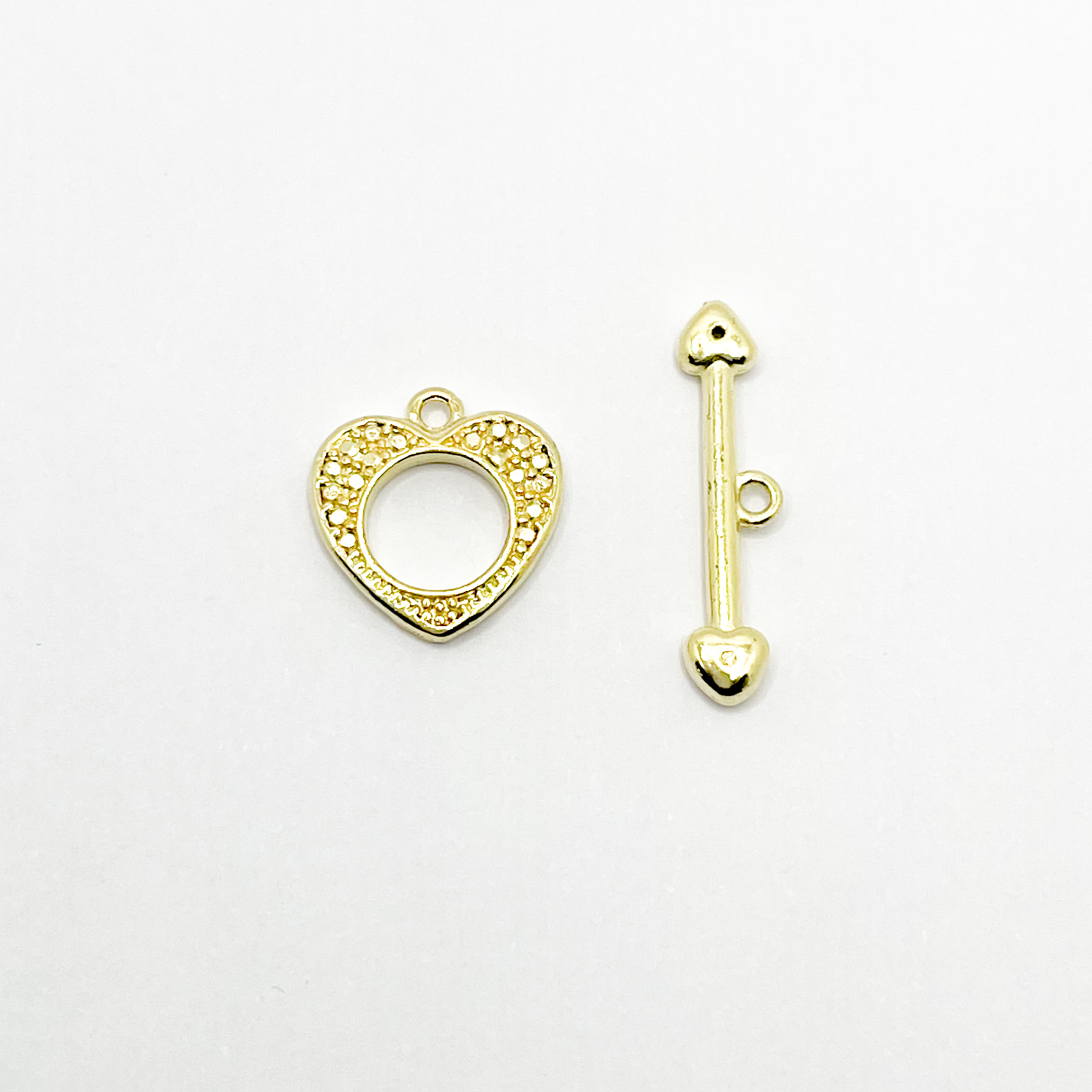Broche Dorado OT Corazón (1uni)
