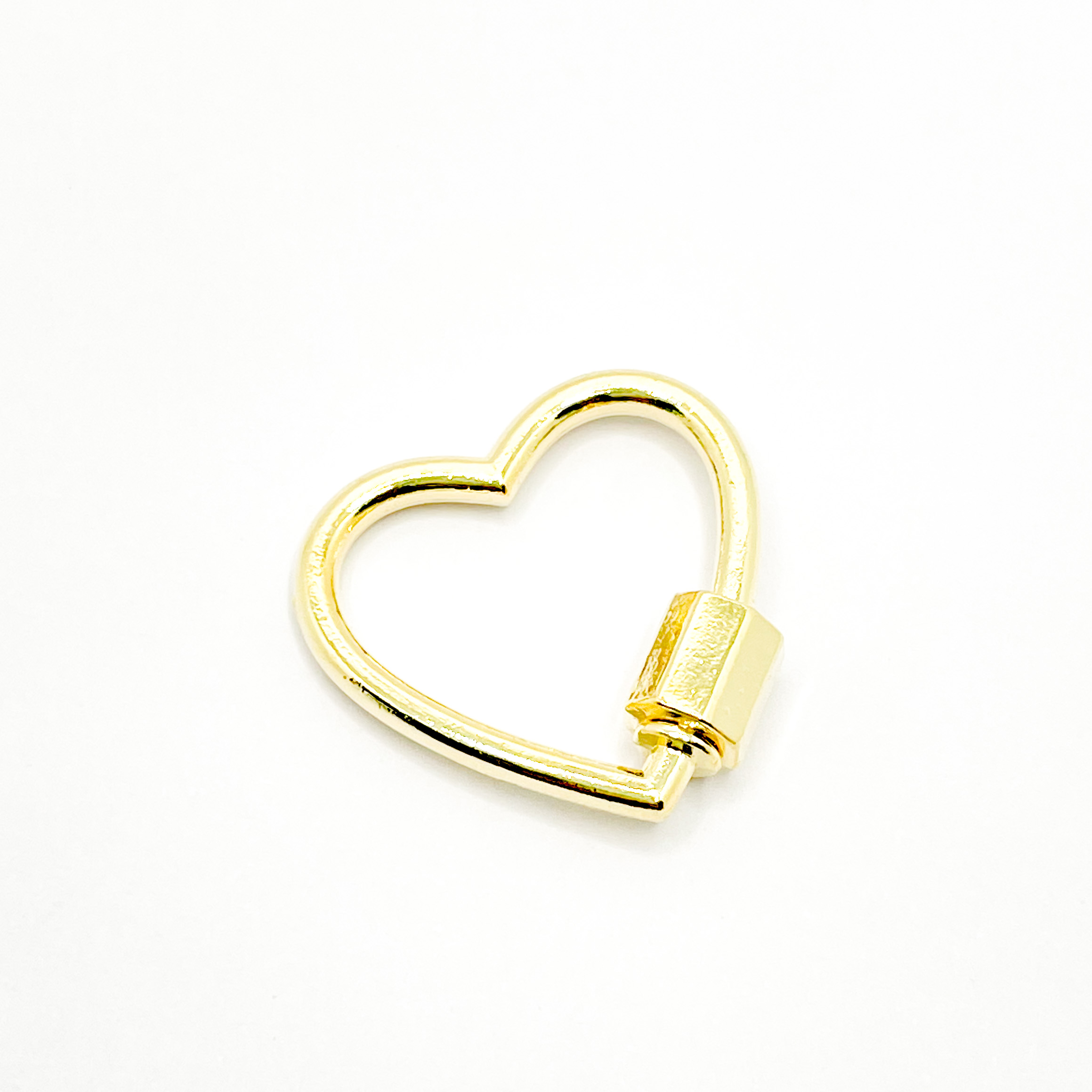 Broche Dorado Corazón (1uni)