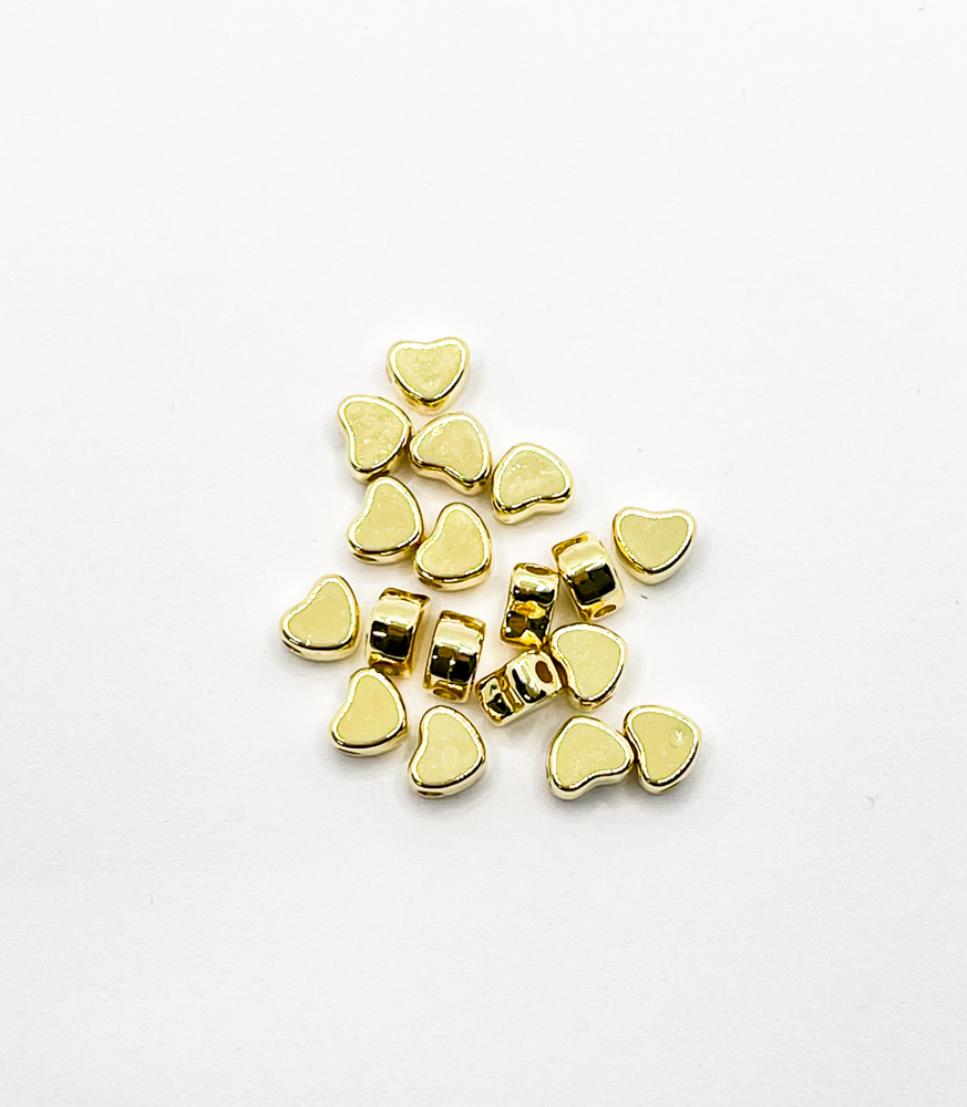 Separador Dorado Corazón (10uni)