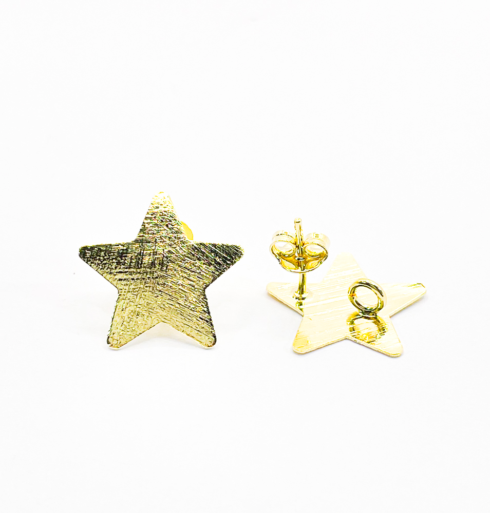 Base Dorada Estrella (1Par)