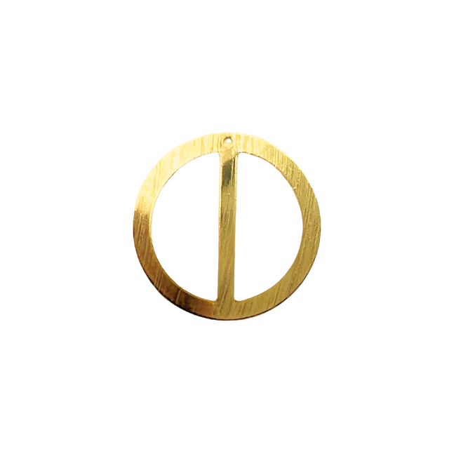 Chapa Dorada Circular 22mm
