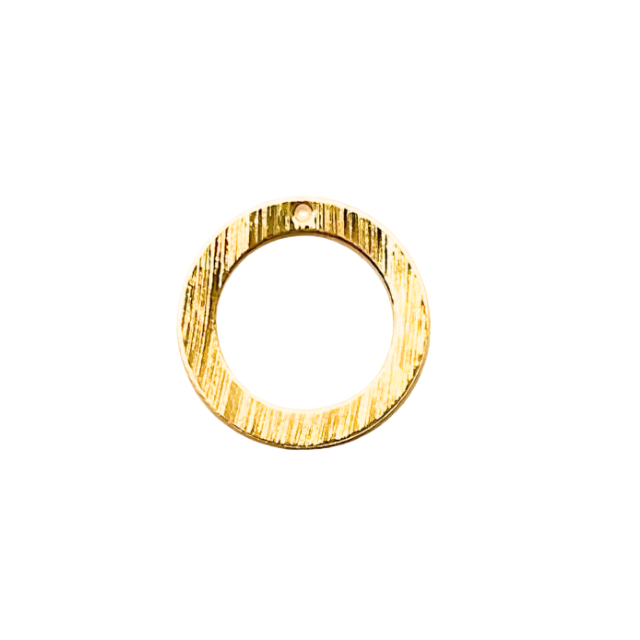 Chapa Dorada Circular 18mm