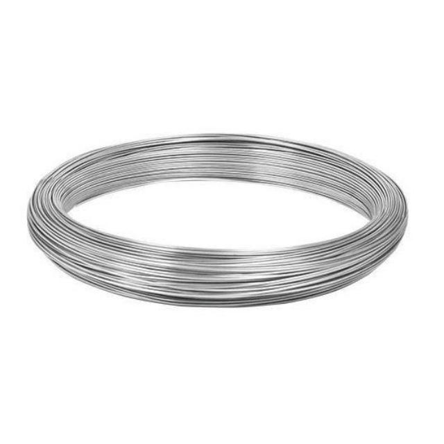 Alambre fino Plateado 1mm  (1 metro)